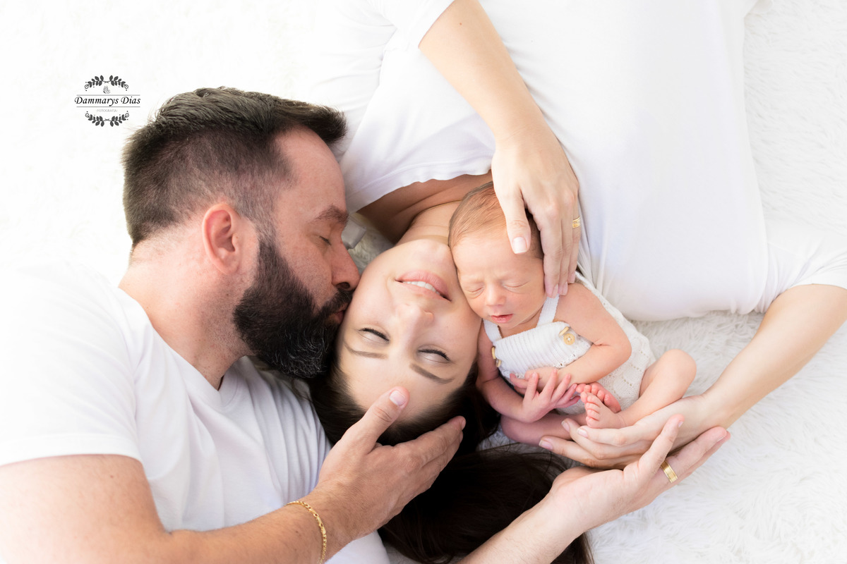 ensaio newborn estúdio Dammarys Dias Fotografias Limeira SP