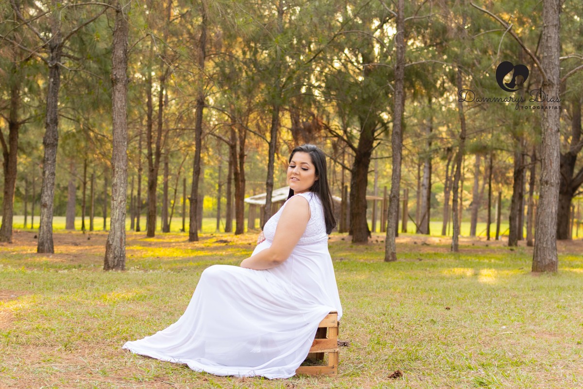 Ensaio gestante ar livre Dammarys Dias Fotografias