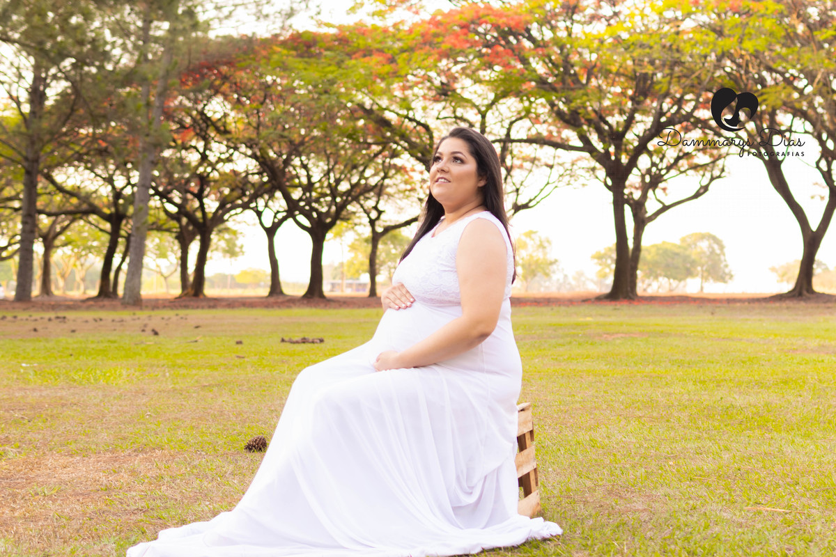 Ensaio gestante ar livre Dammarys Dias Fotografias