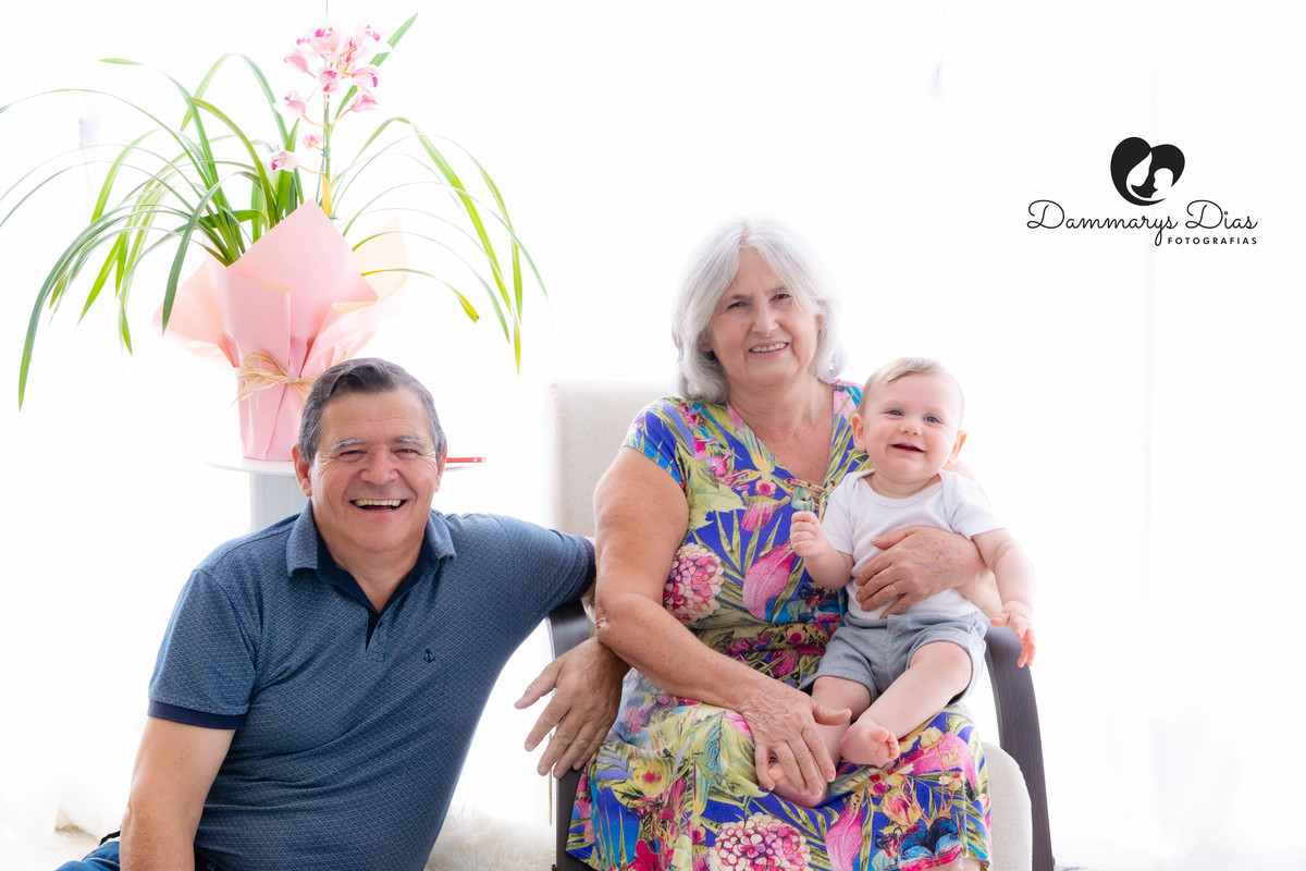 Ensaio Avós Família estúdio fotografico histórias e memórias Dammarys Dias  