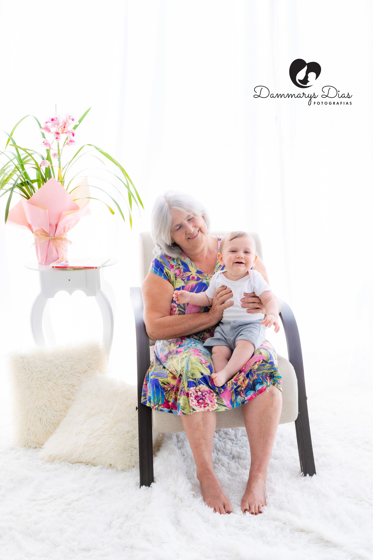 Ensaio Avós Família estúdio fotografico histórias e memórias Dammarys Dias  