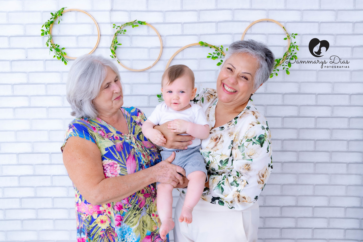 Ensaio Avós Família estúdio fotografico histórias e memórias Dammarys Dias  
