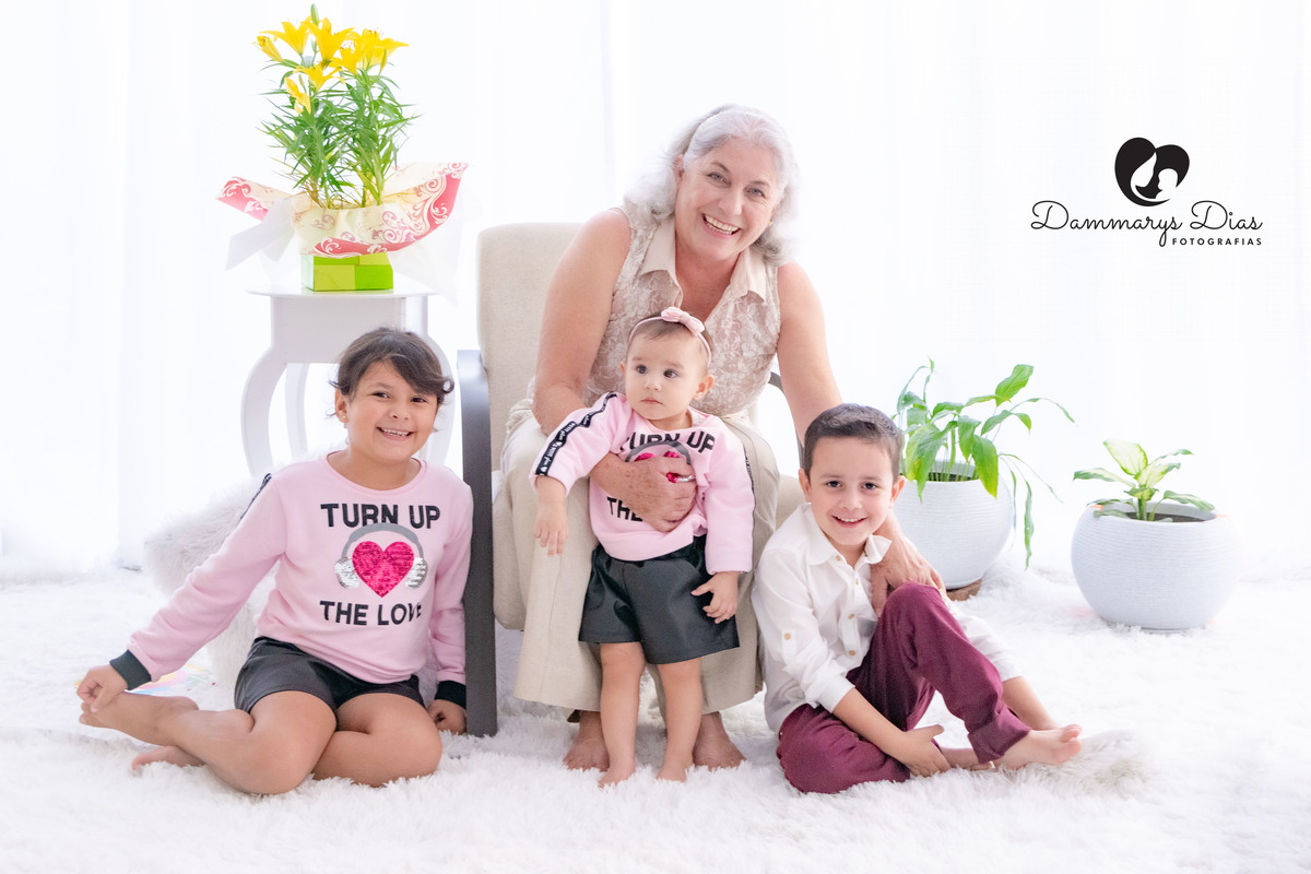 Família Avó Ensaio Dammarys Dias Fotografia Limeira/SP