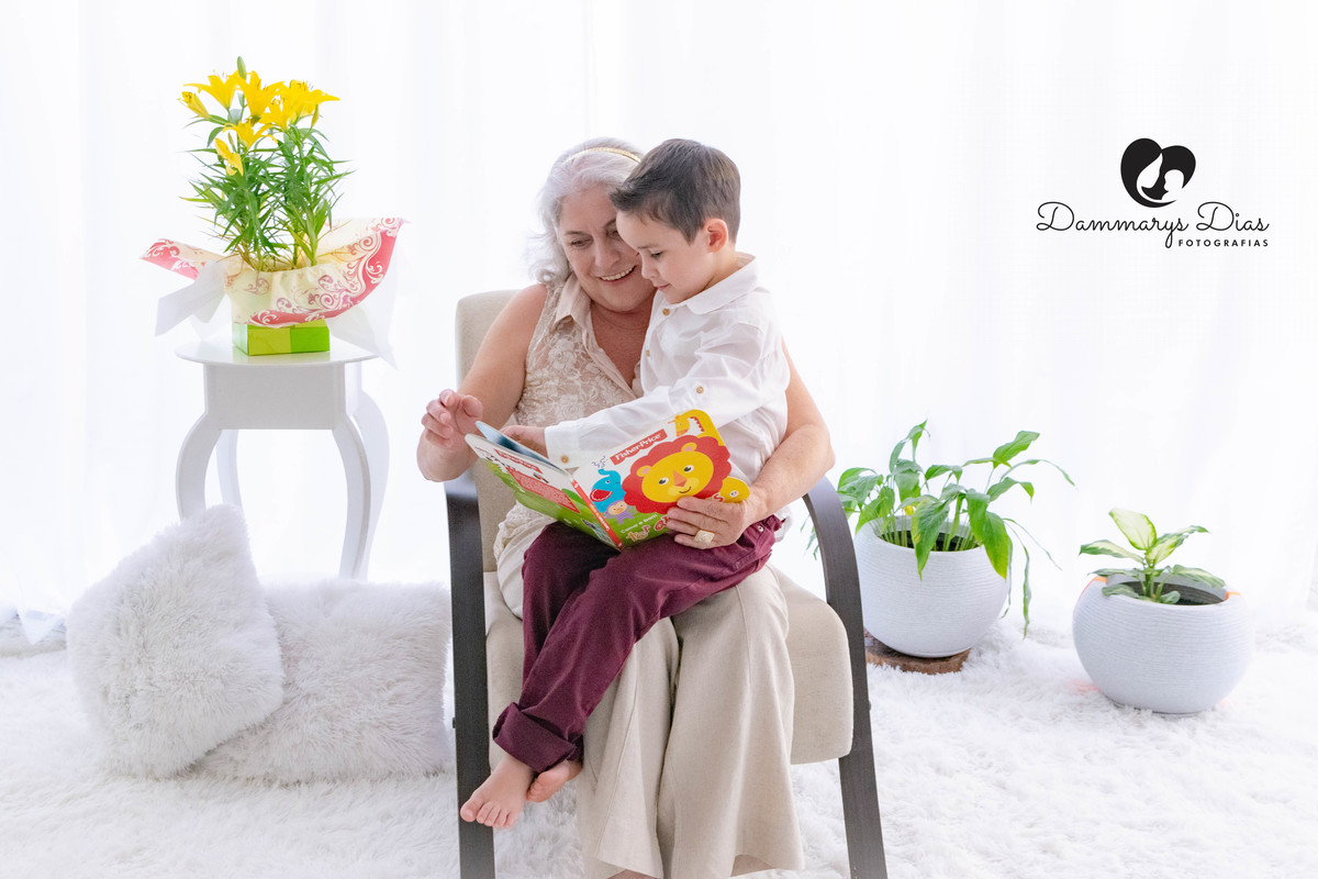 Família Avó Ensaio Dammarys Dias Fotografia Limeira/SP