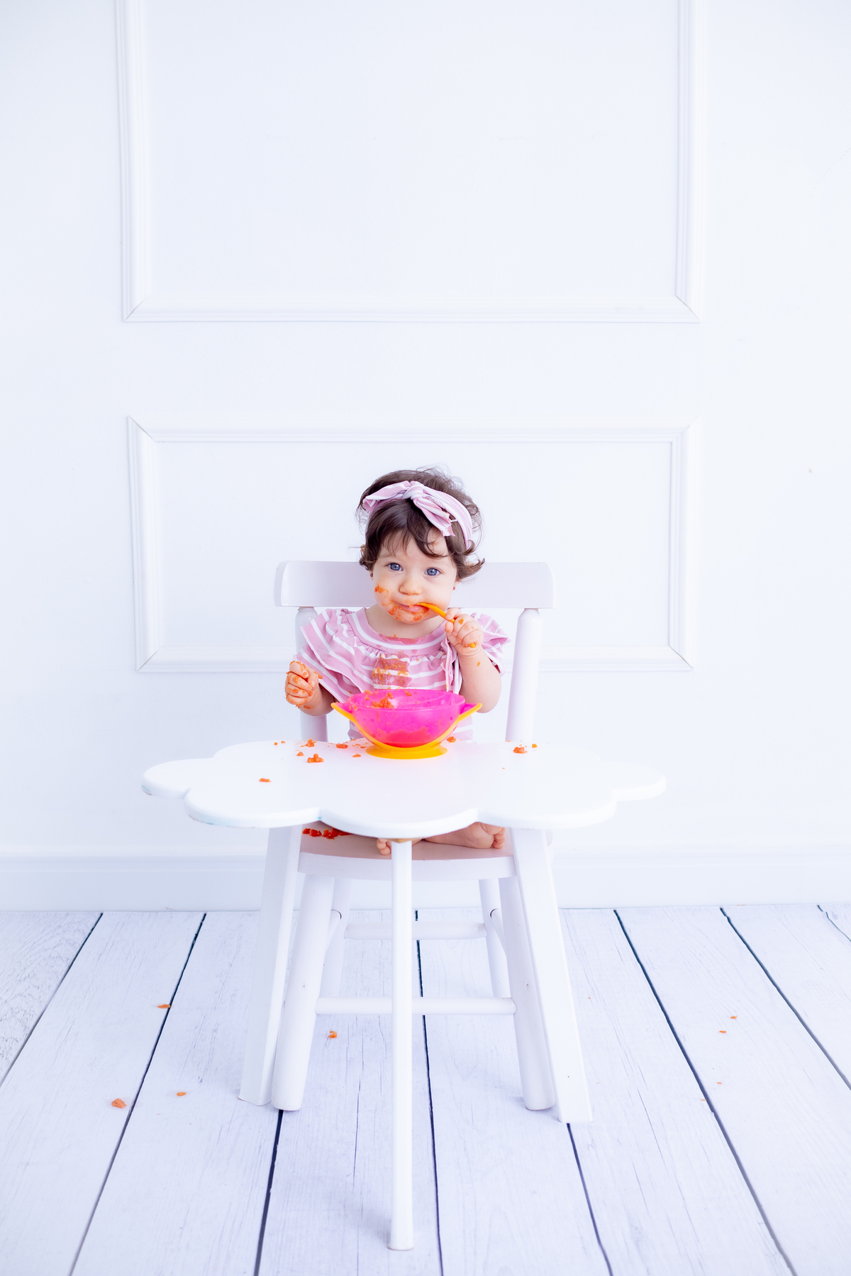 Ensaio introdução alimentar Estúdio fotográfico Histórias e Memórias Limeira SP