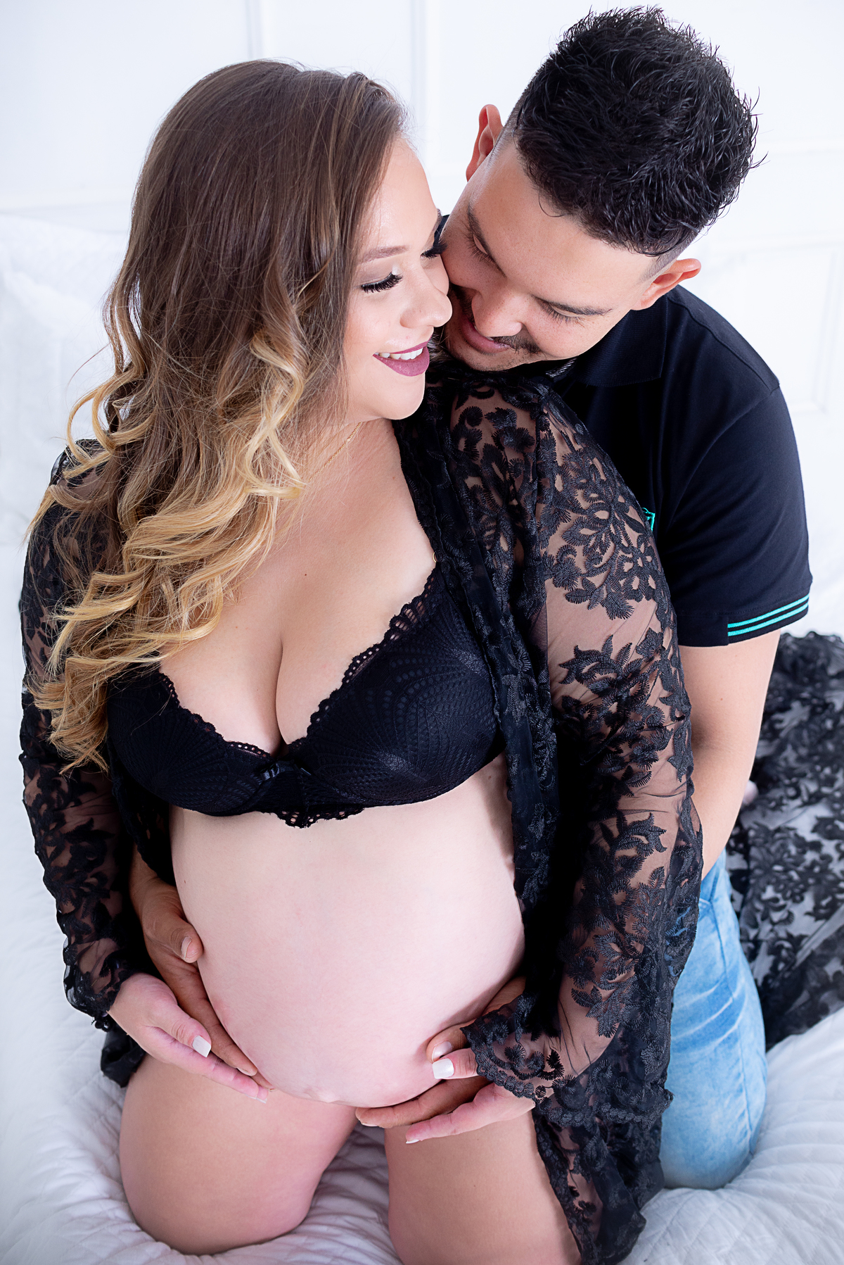 Ensaio gestante estúdio Histórias e Memórias Limeira SP