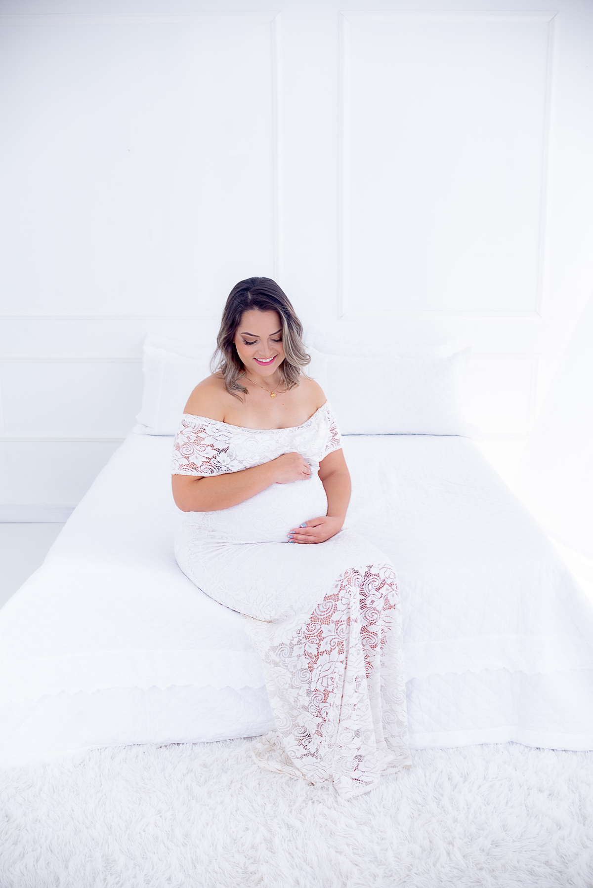 Ensaio gestante estúdio Histórias e Memórias Limeira SP