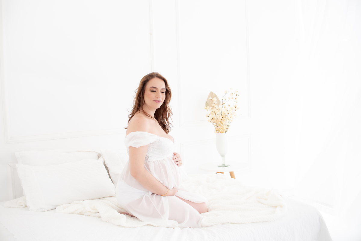 ensaio gestante clean clássico  Limeira SP Estúdio Photoboutique Histórias e Memórias