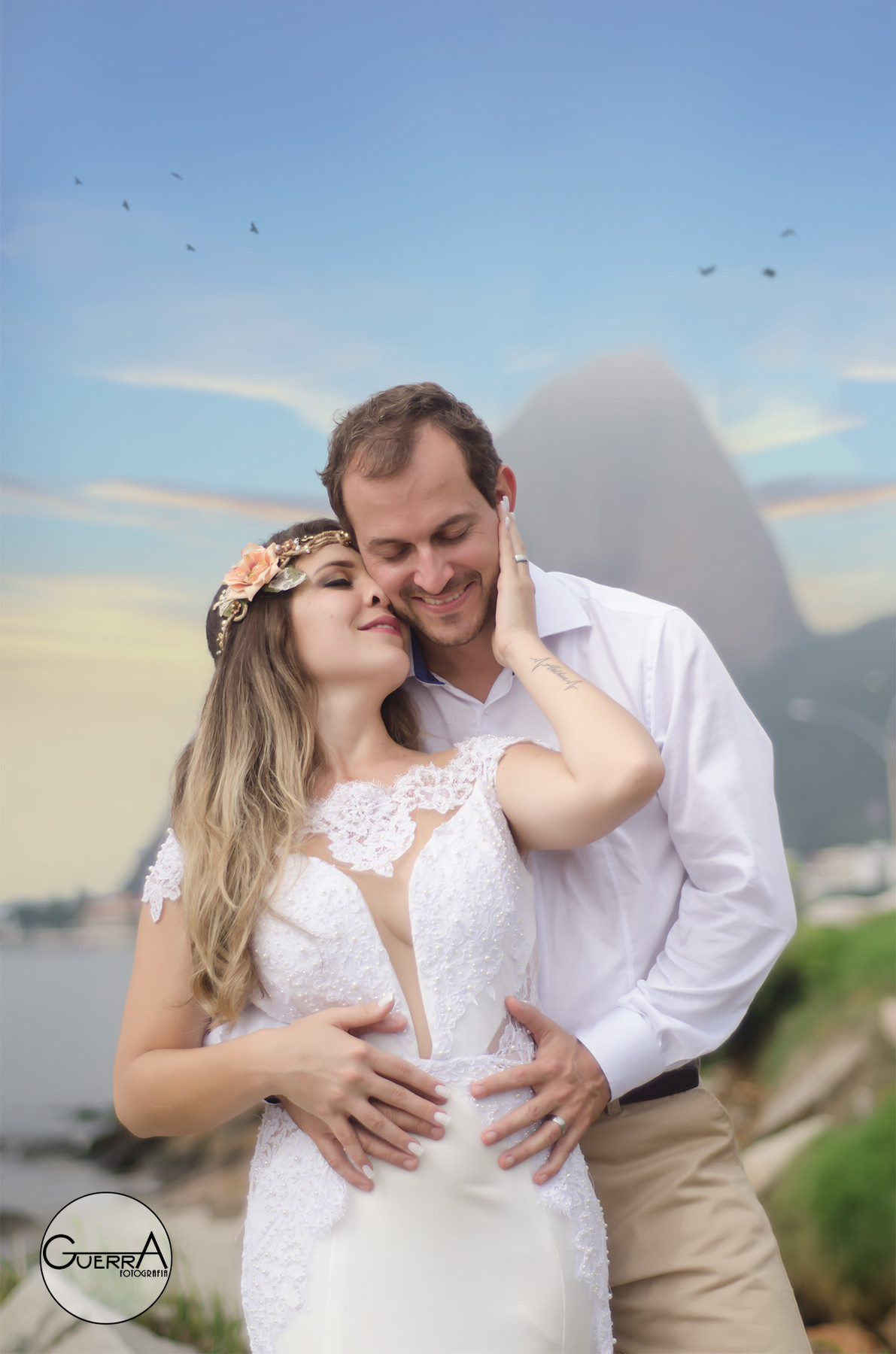 guerra fotografia- Ensaio trash the dress noiva - aterro do flamento
