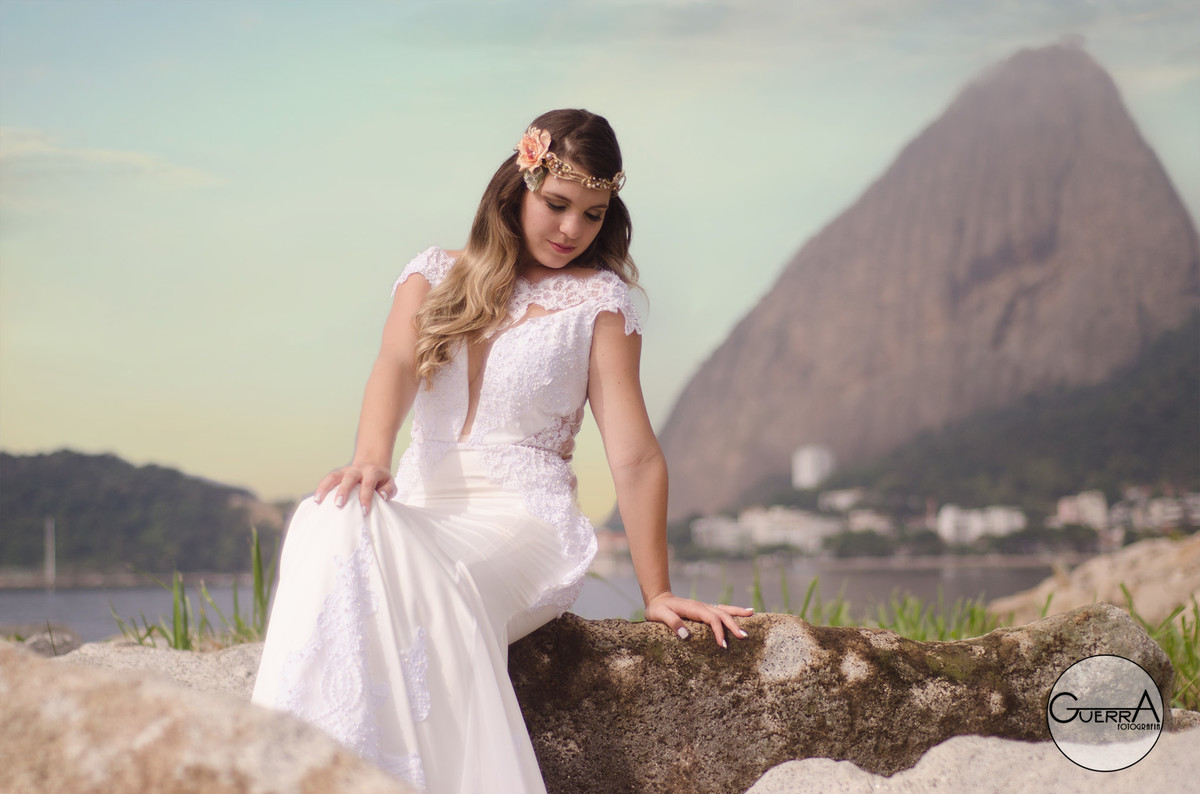 guerra fotografia- Ensaio trash the dress noiva - aterro do flamento