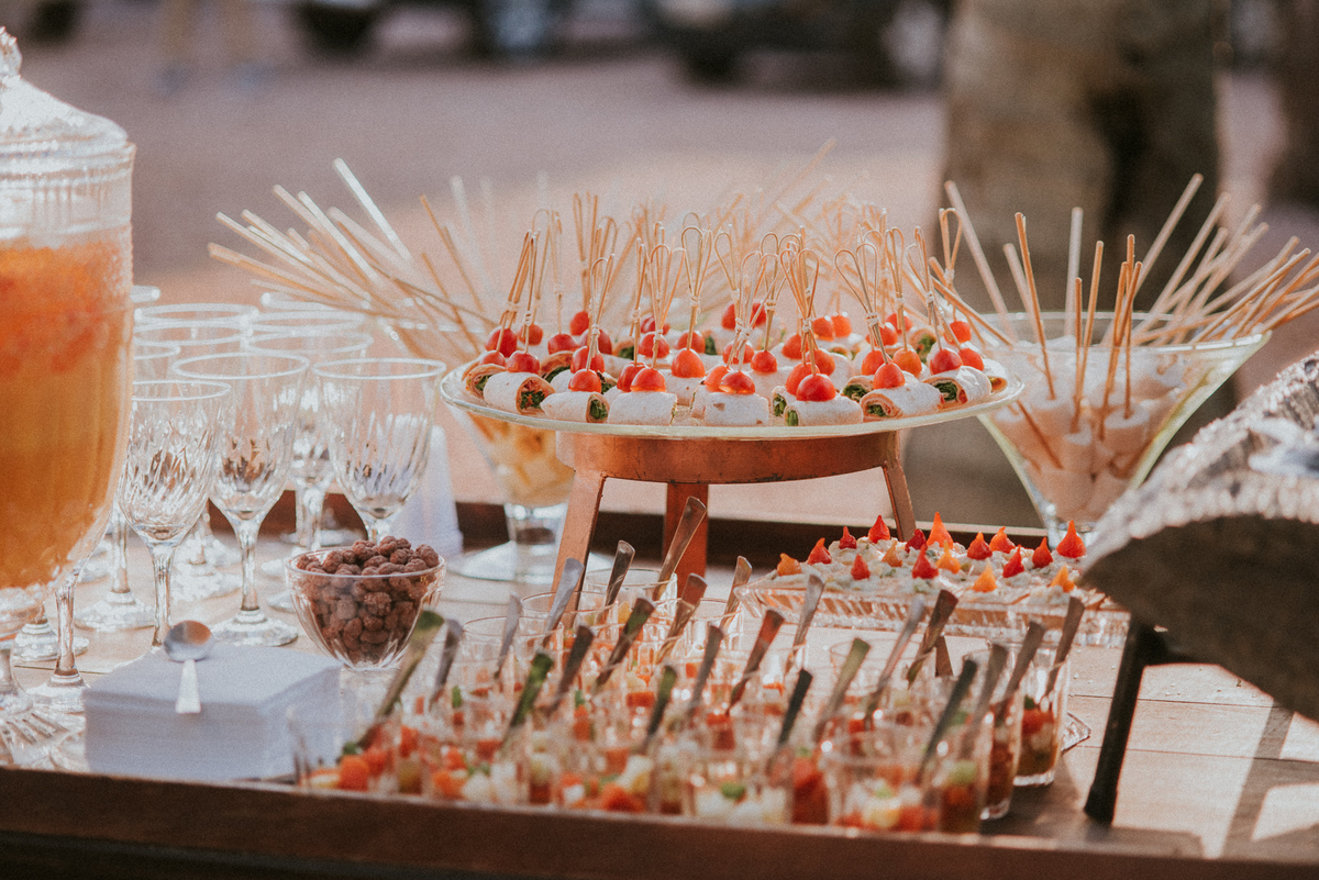 decoração, aperitivos