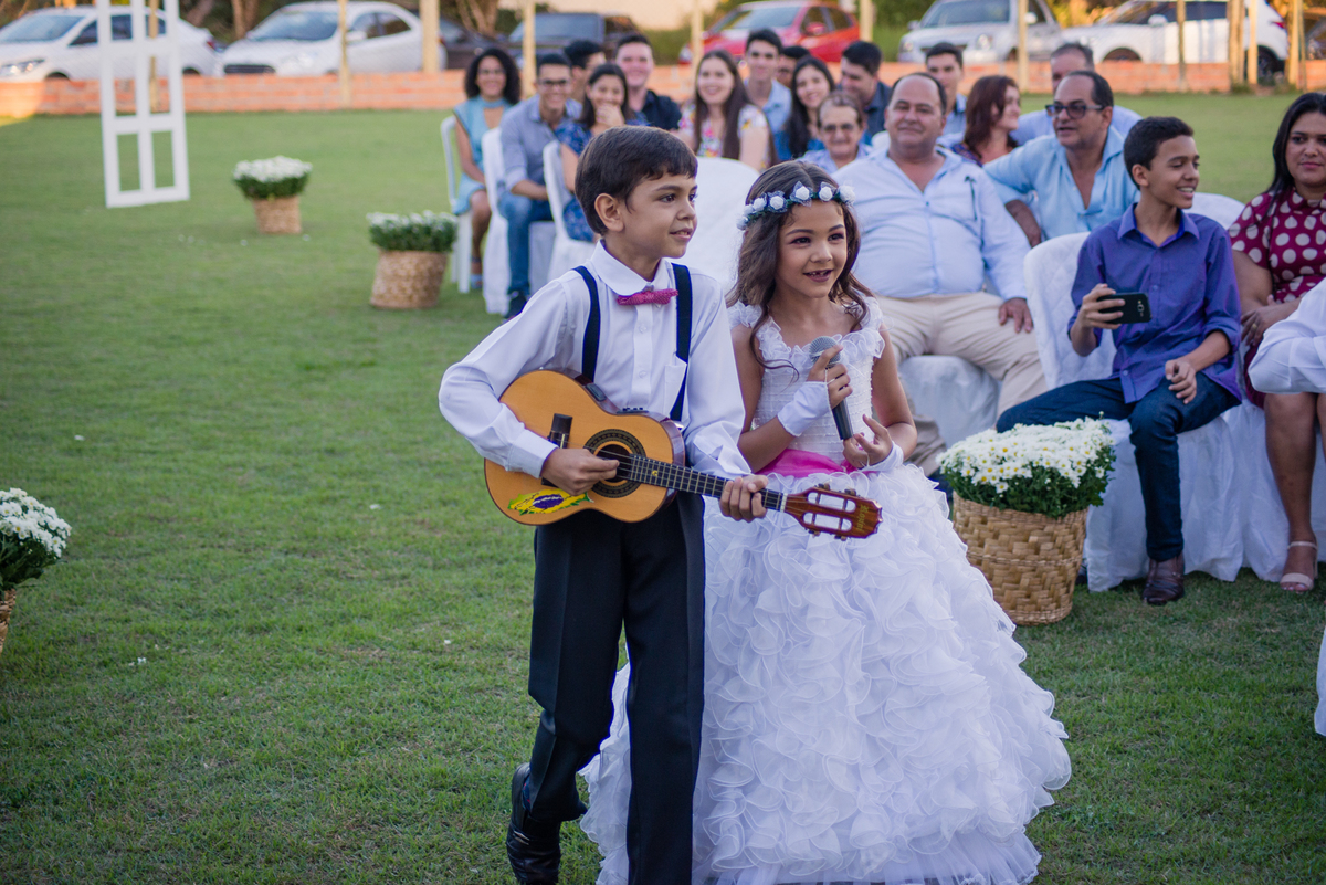 Entrada senscional dos noivinhos