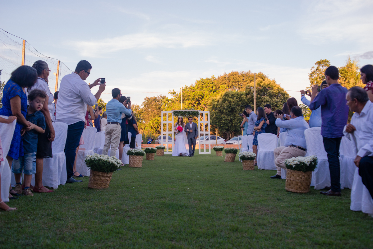 Entrada magnifica com seu Pai