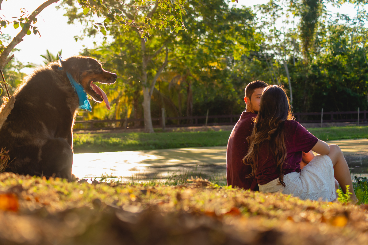 Ensaio de casal pré-wedding de Stefani e Eliezer no Espaço Bem Viver em Rondonópolis, pelo fotografo Sergio Simões