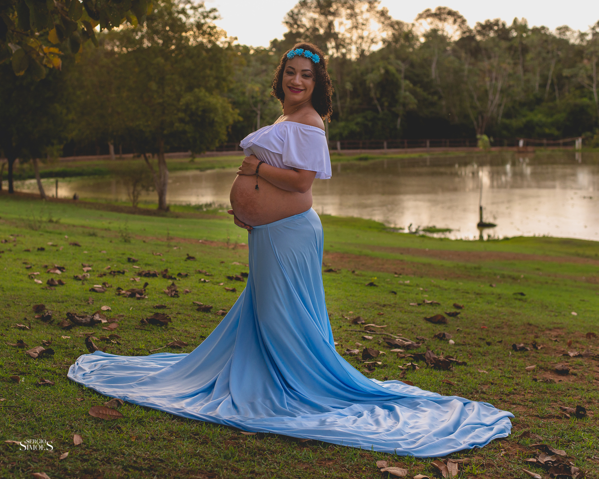 Ensaio de gestante da Carol no Espaço Bem Viver em Rondonópolis, pelo fotografo Sergio Simões