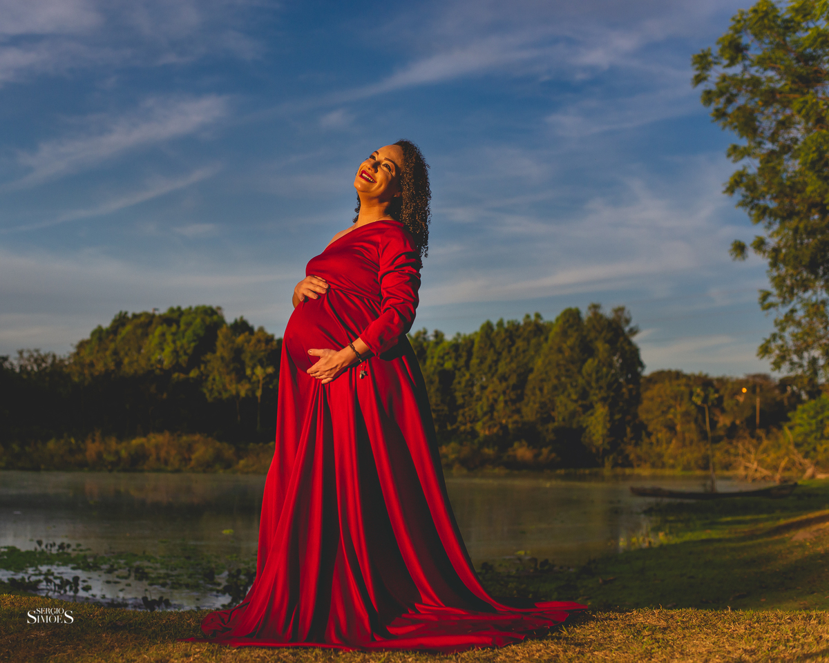 Ensaio de gestante da Carol no Espaço Bem Viver em Rondonópolis, pelo fotografo Sergio Simões