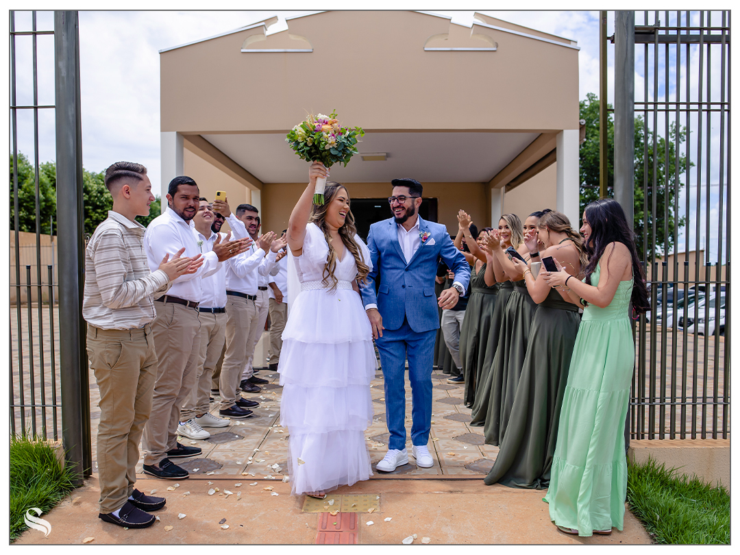 fotografia da recepção do casamento de Ingrid e Luciano em Rondonópolis-MT, fotografo Sergio Simões.