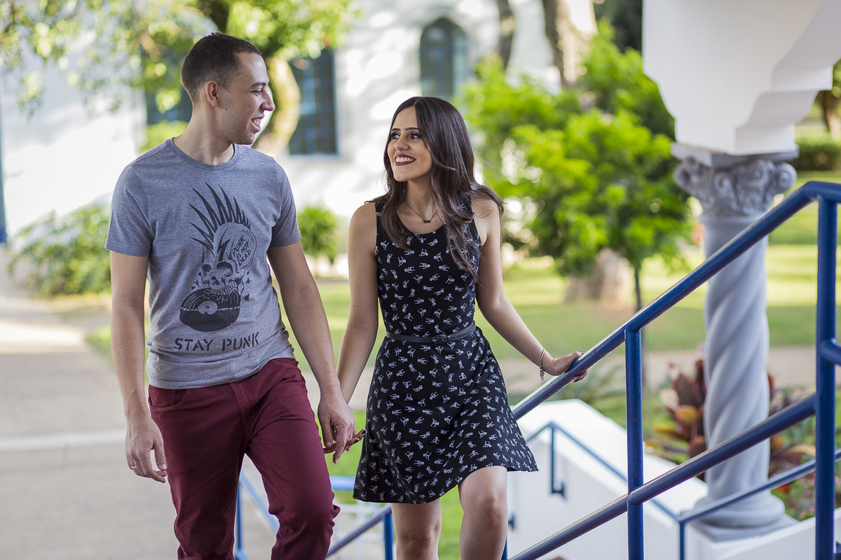 Pré-Wedding Heliene e Bruno - Puc Minas Coração Eucarístico - Belo Horizonte - Victor Ataide