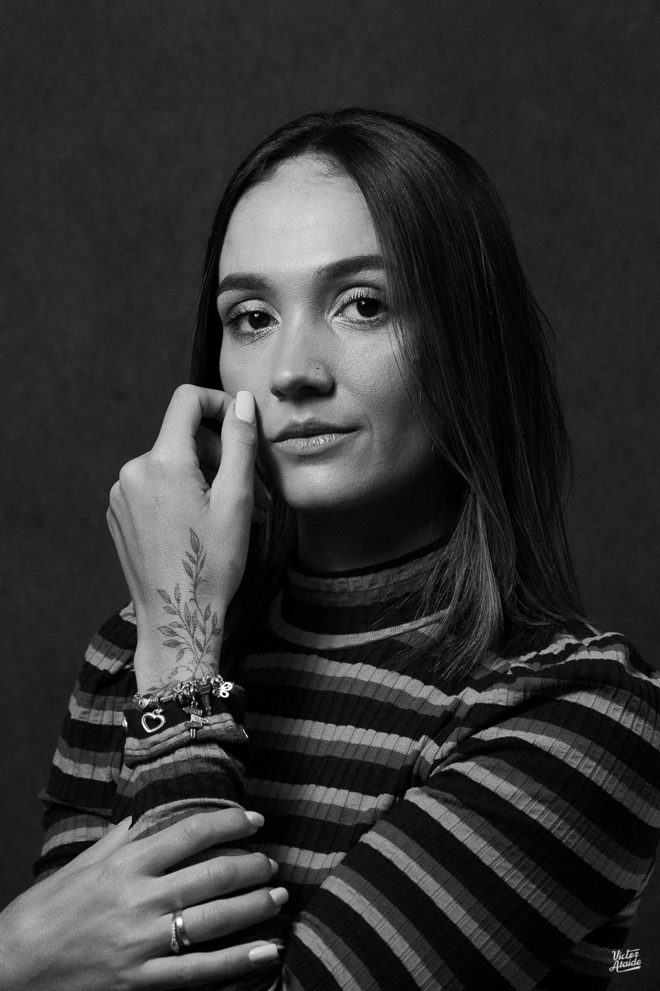 Ensaio Estúdio, retrato feminino, estúdio fotográfico, victor ataide, ensaio