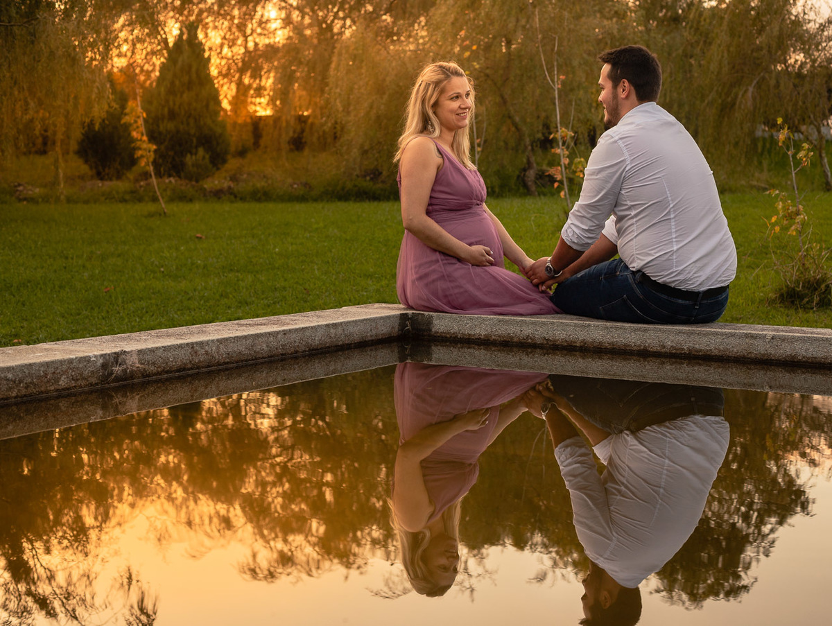 Sessão fotográfica de gravida de Andreia e Dino no Parque Urbano Fotografo de família Eduardo Branquinho