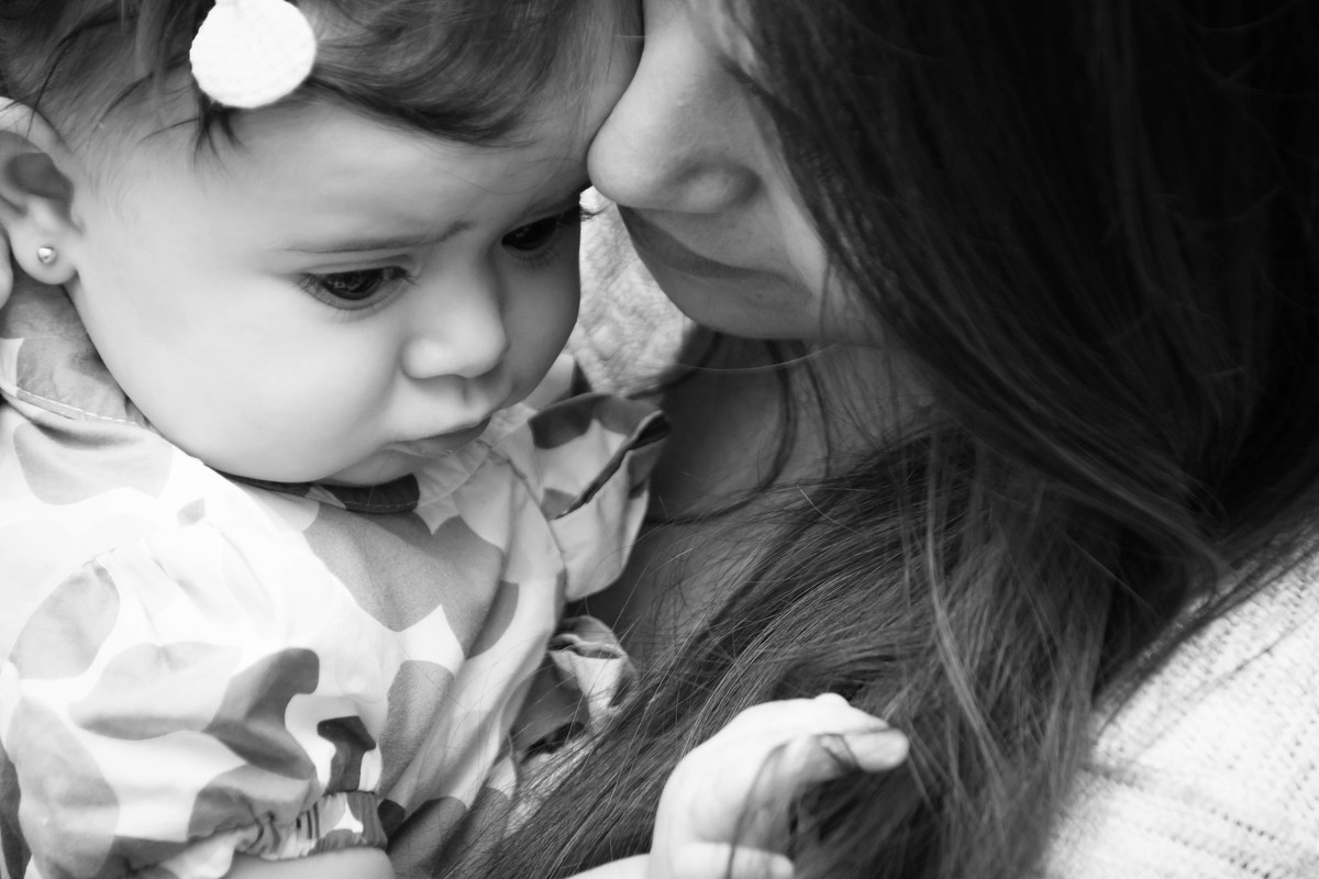 amor de mãe, bebê fazendo biquinho