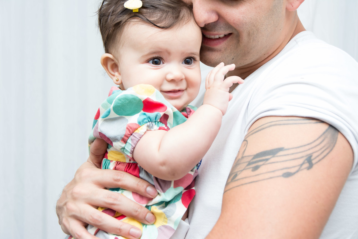 amor de pai com bebê