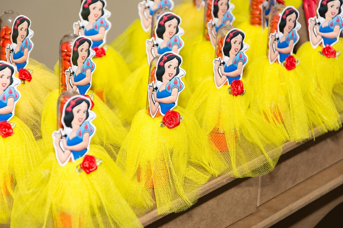 tubete saia de tutu branca de neve