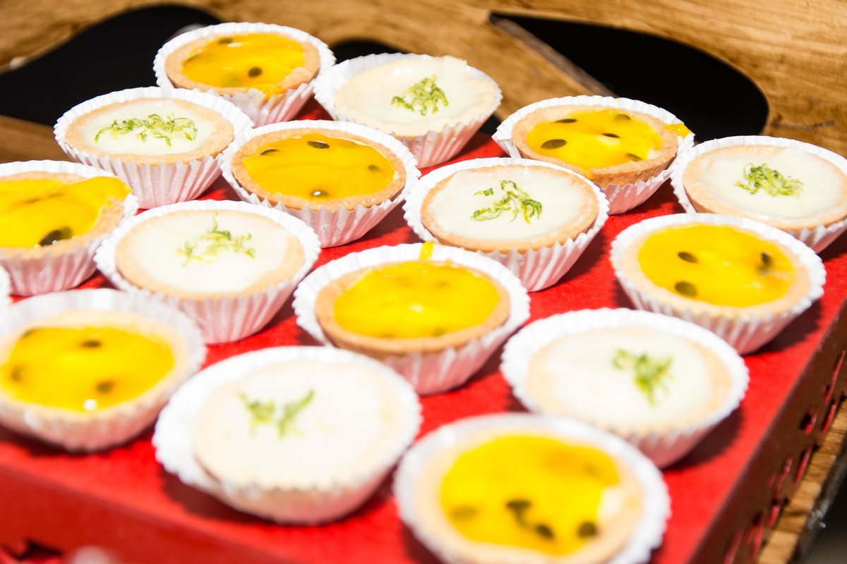 tortinhas de limão e maracujá