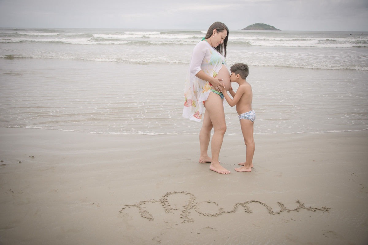 Ensaio gestante na praia - Ensaio gestante externo SP - Ensaio gestante Bertioga SP - Book Gestante SP