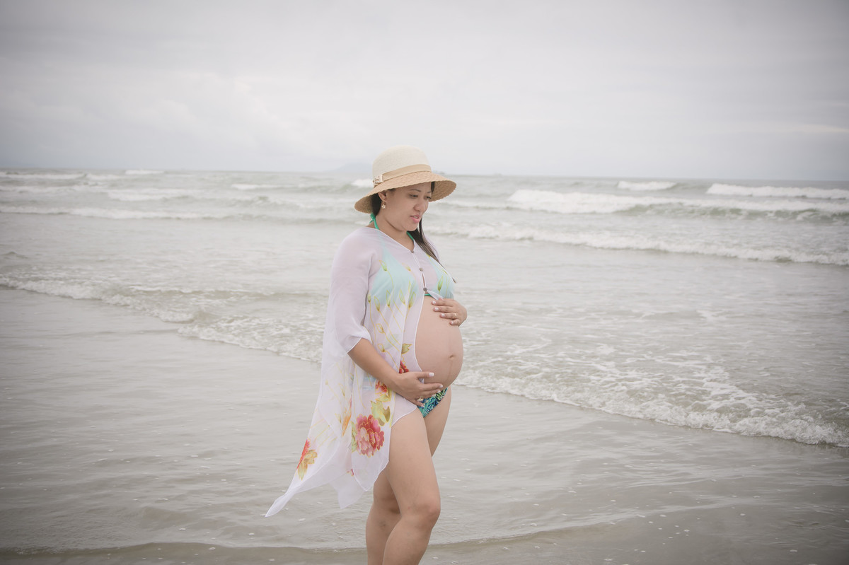 Ensaio gestante na praia - Ensaio gestante externo SP - Ensaio gestante Bertioga SP - Book Gestante SP