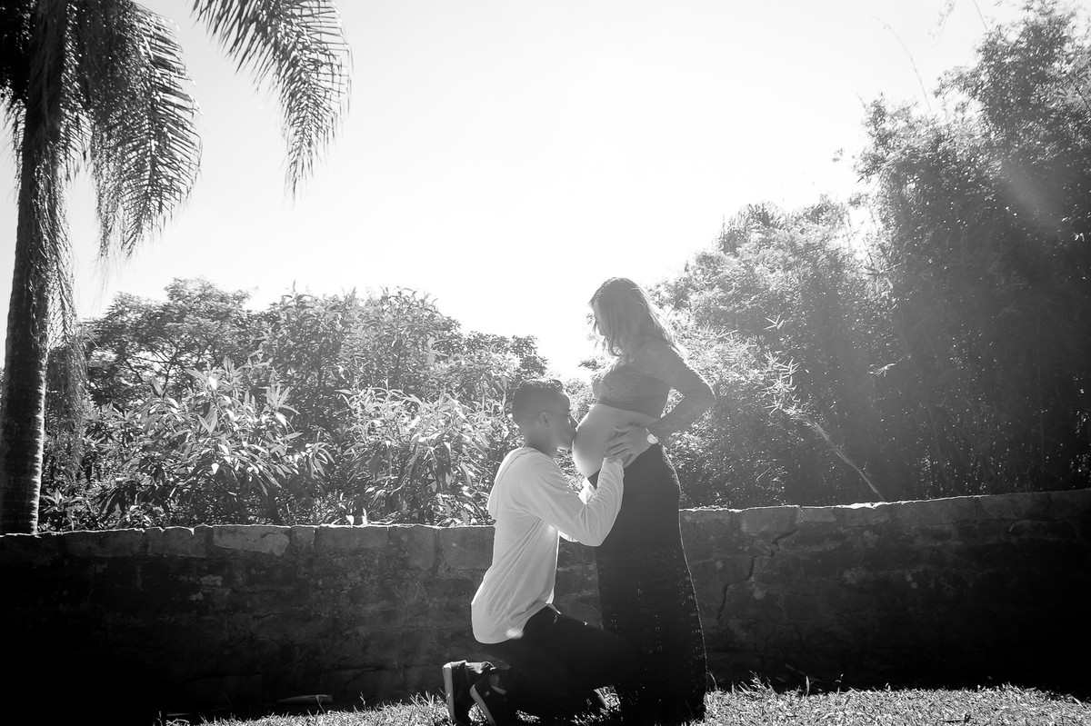 Ensaio gestante externo SP - Jardim Botânico SP - Book gestante SP