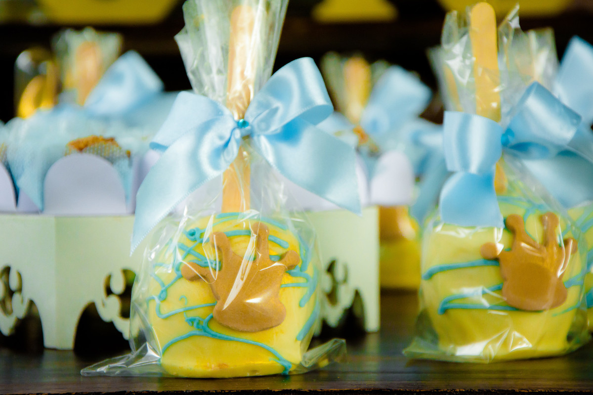 maçã do amor - chá de bebê