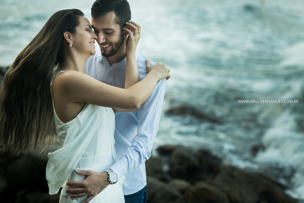 carinho do casal sobe um vento delicado