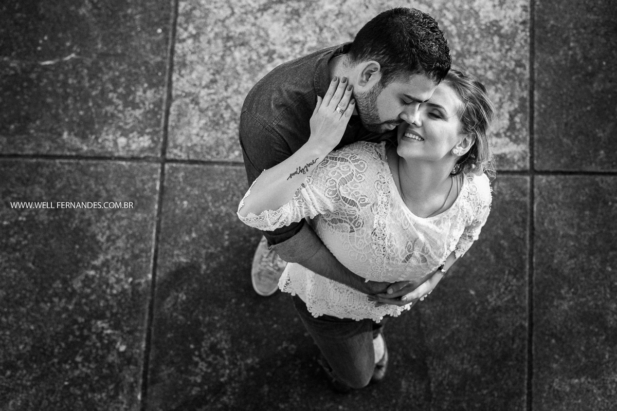 fotos de um retrato romântico visto de cima