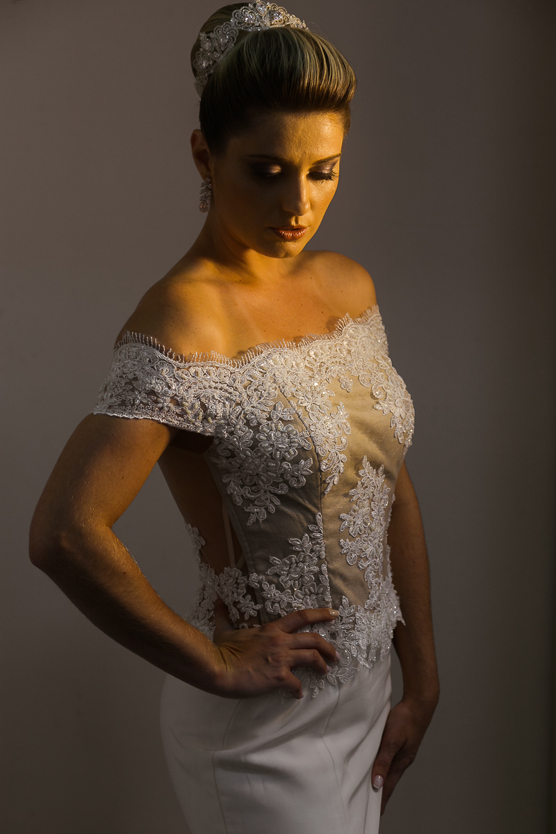 fotografia de noiva posando