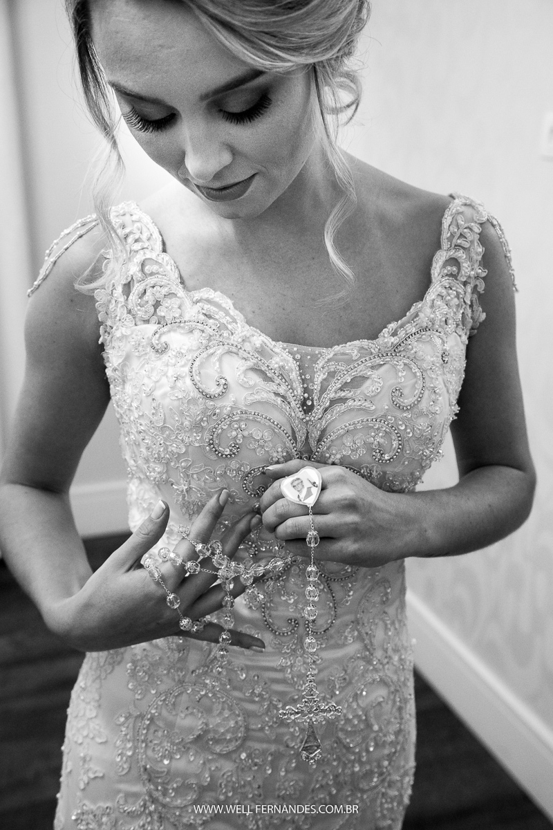 noiva pronta para o casamento