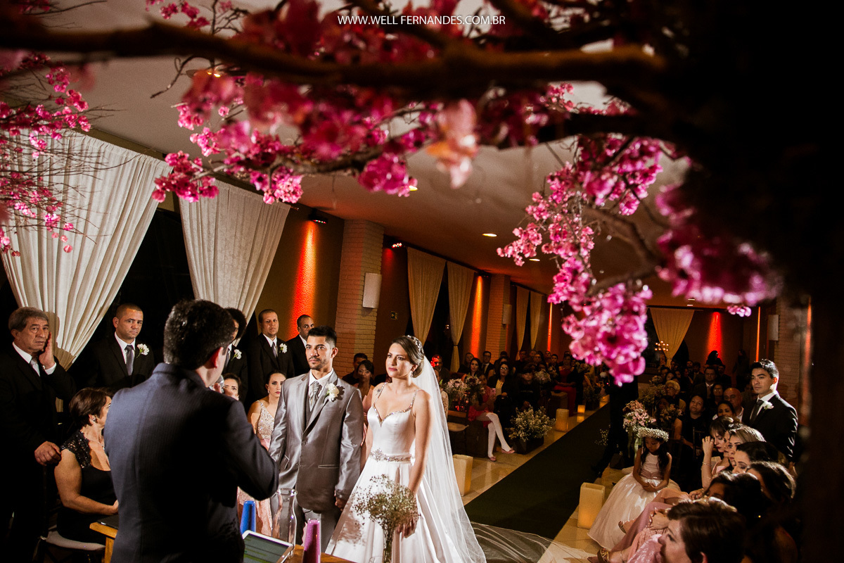 foto linda da cerimonia de casamento