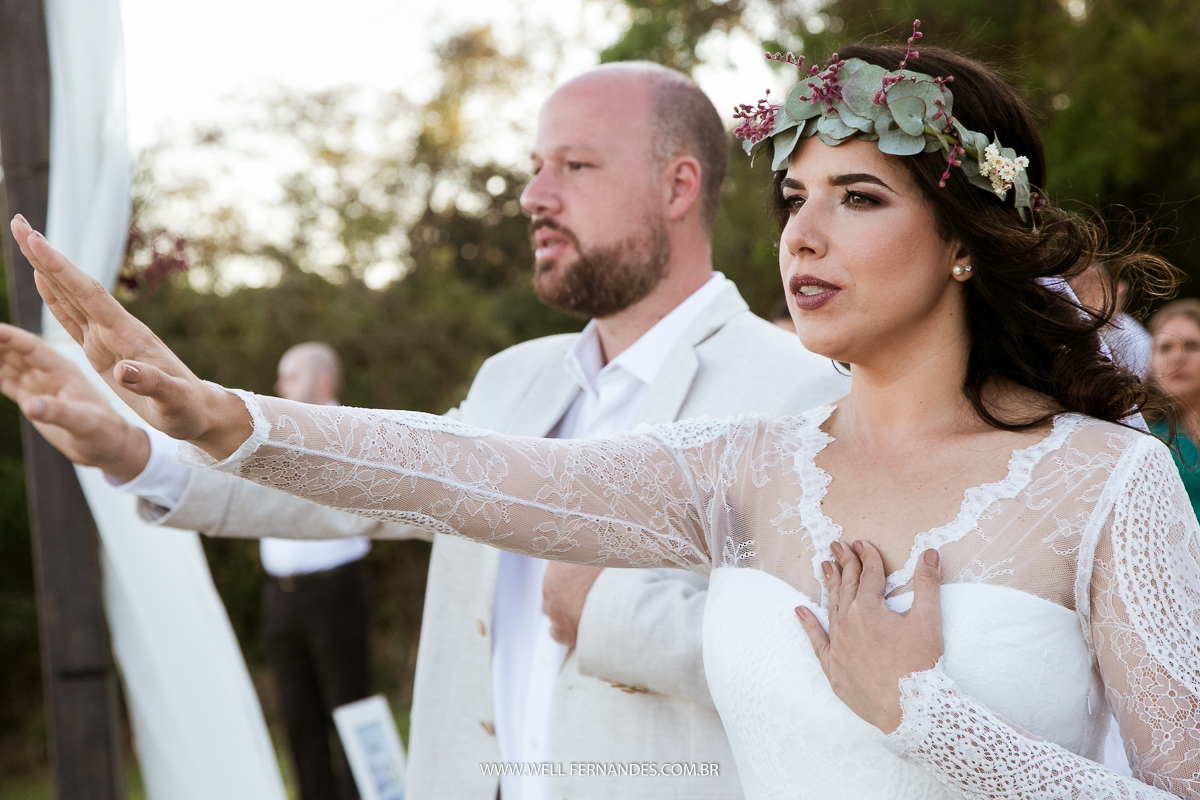 casamento celta ao ar livre