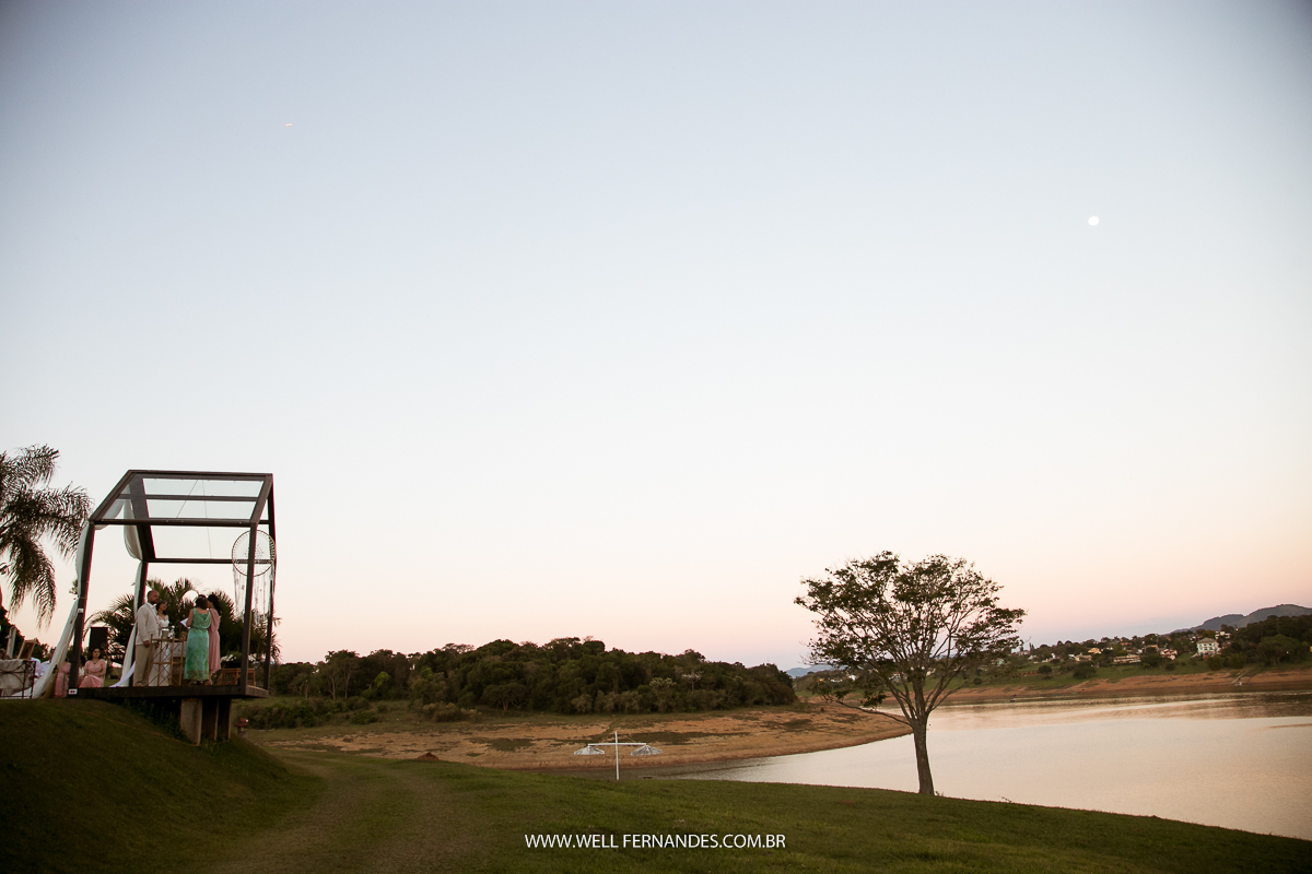 linda paisanagem do casamento celta de dia 
