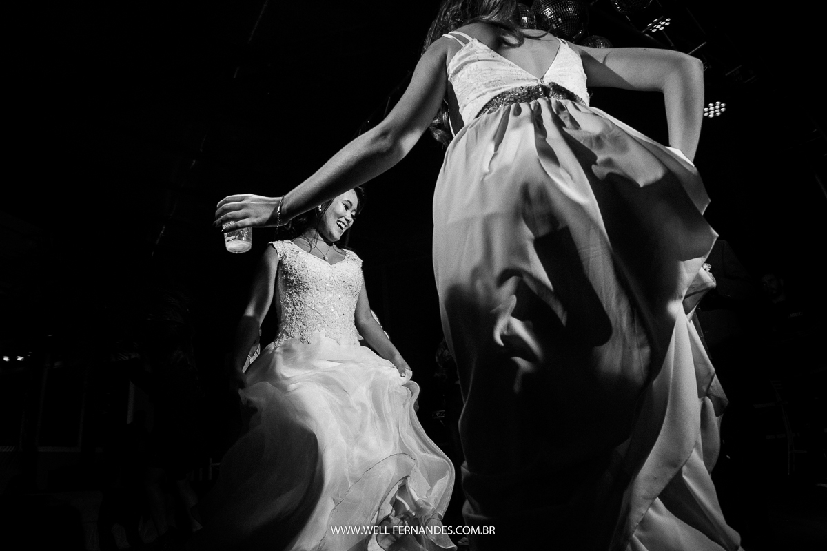 festa divertida de casamento