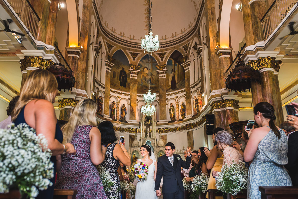 Casamento de Mariana e Israel,  Santuário São Benedito, Lorena-SP