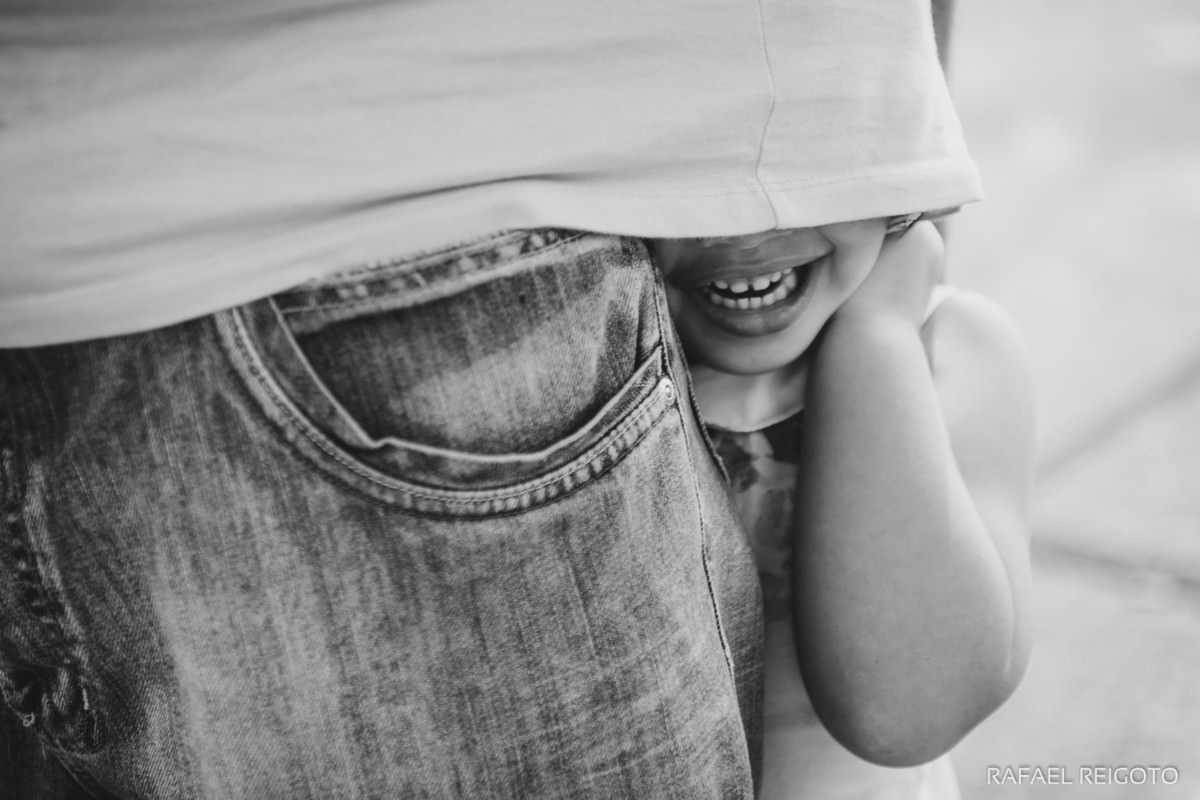 Papai Leandro e sua filha Laís no ensaio família na Praia Vermelha, Urca, Rio de Janeiro-RJ