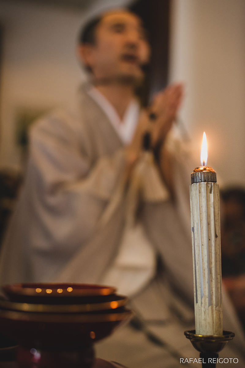 Celebração do Casamento budista do casal Beatriz e Roger no Drink Café Humaitá, Humaitá, Rio de Janeiro-RJ