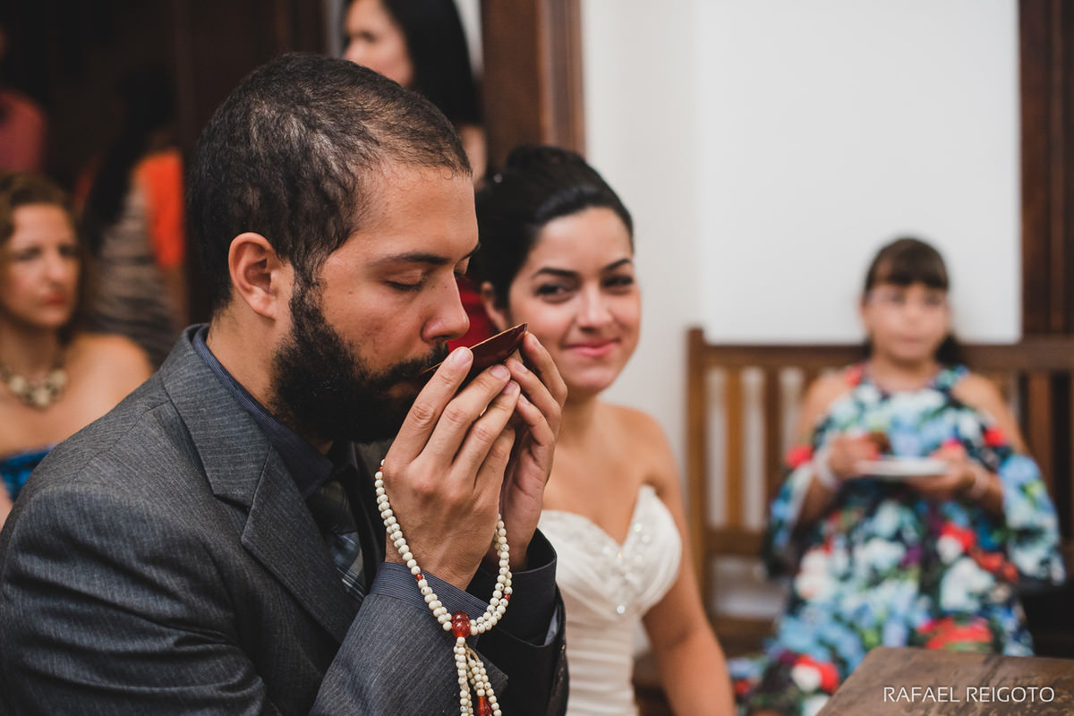 Celebração do Casamento budista do casal Beatriz e Roger no Drink Café Humaitá, Humaitá, Rio de Janeiro-RJ