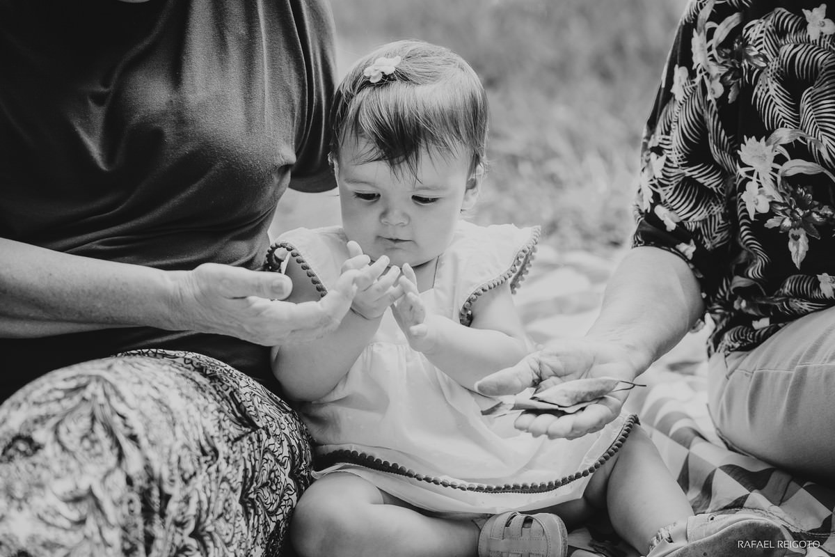 As vovós e sua netinha Catarina no ensaio família, Parque Lage, Rio de Janeiro-RJ