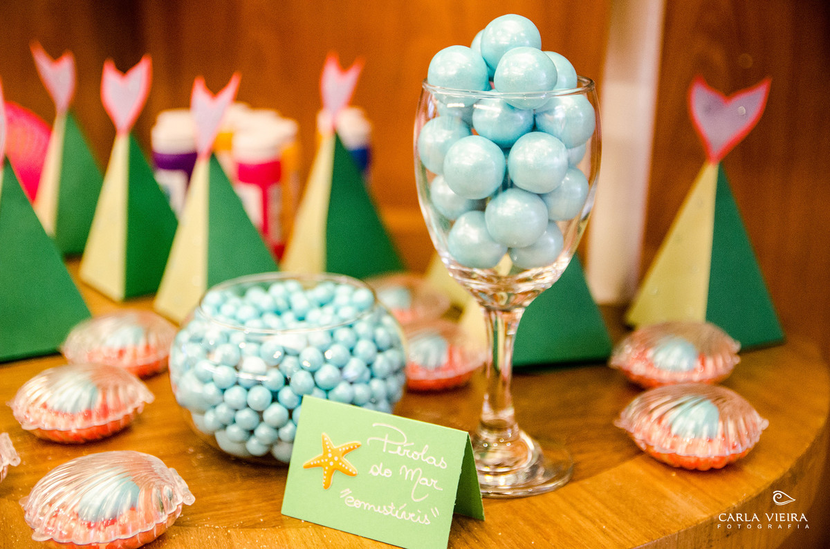 Festa Infantil; Pequena Sereia; aniversário