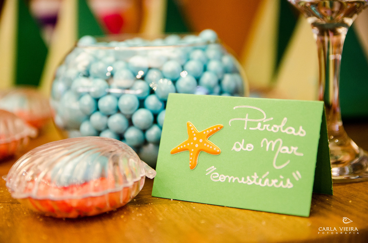 Festa Infantil; Pequena Sereia; aniversário