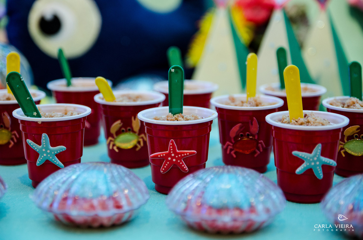 Festa Infantil; Pequena Sereia; aniversário