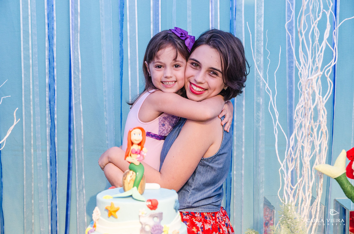 Festa Infantil; Pequena Sereia; aniversário