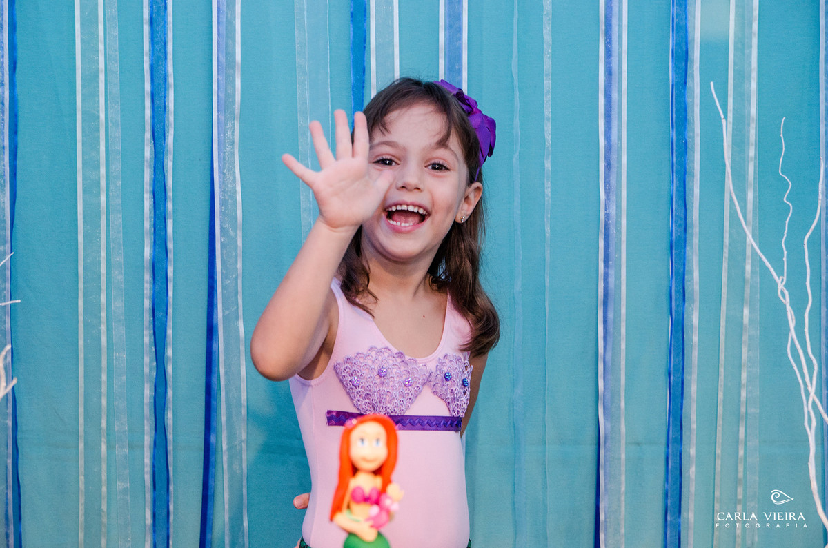 Festa Infantil; Pequena Sereia; aniversário